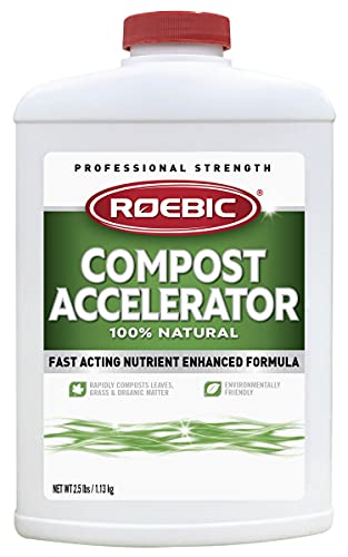 Roebic Acelerador de compost bacteriano CA-1: 2.5 libras, para un compostaje más rápido