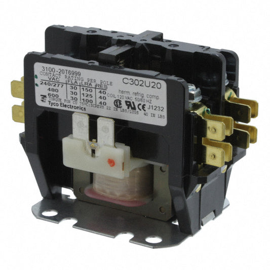 TE Connectivity Potter & Brumfield Relays 3100-20T6999 3100, Products Unlimited Montaje de chasis 120VCA