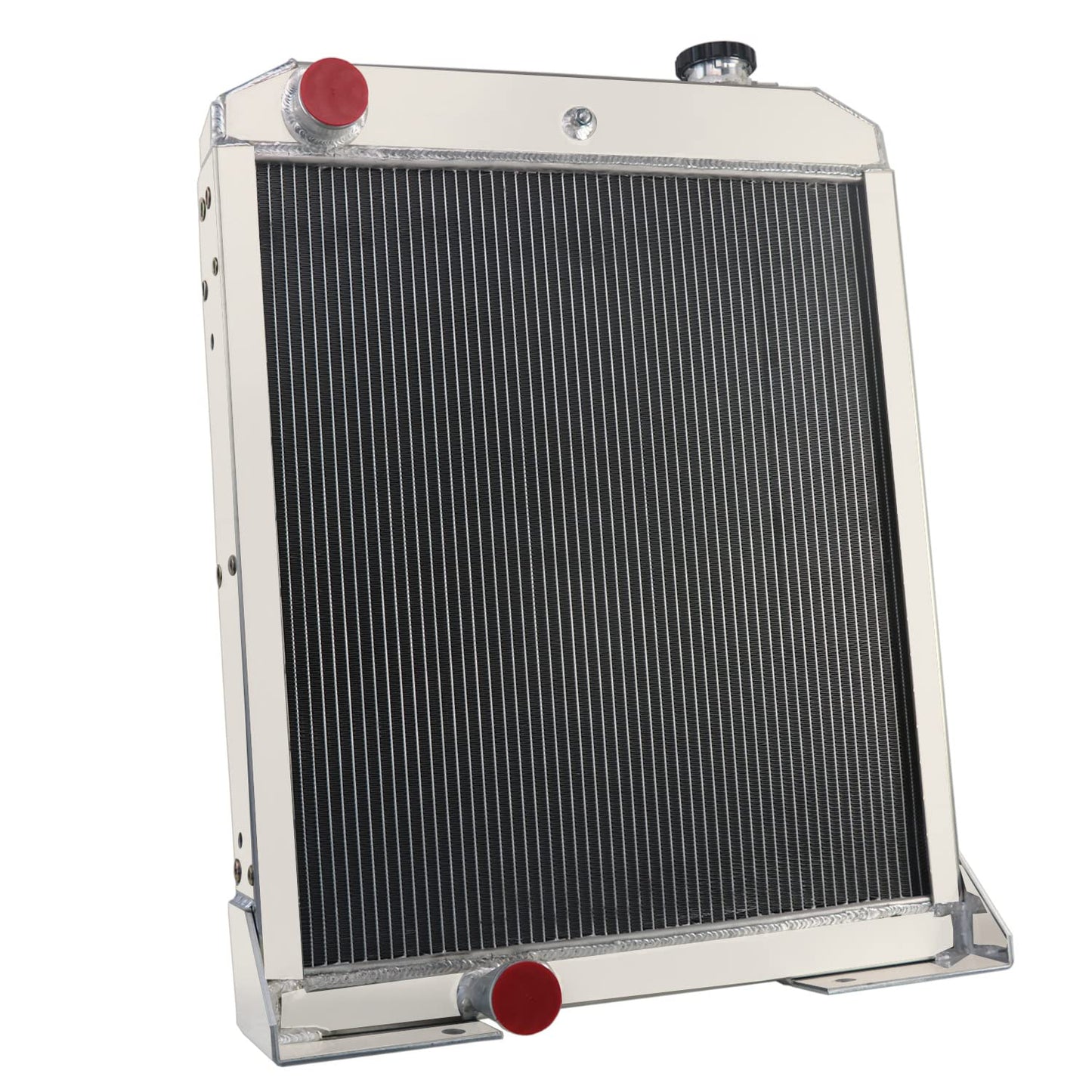 Radiador de tractor para John Deere AT146006 410D 410B 410C 415 510B C 515 610 510D, radiador de aluminio de 4 filas