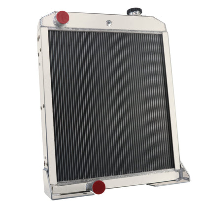 Radiador de tractor para John Deere AT146006 410D 410B 410C 415 510B C 515 610 510D, radiador de aluminio de 4 filas