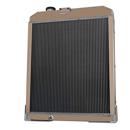 Radiador de 4 filas para John Deere 410B 410C 410D 415B 510B Tractor AT169770 AT167270