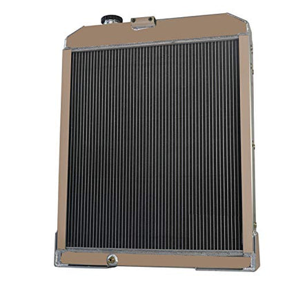 Radiador de 4 filas para John Deere 410B 410C 410D 415B 510B Tractor AT169770 AT167270