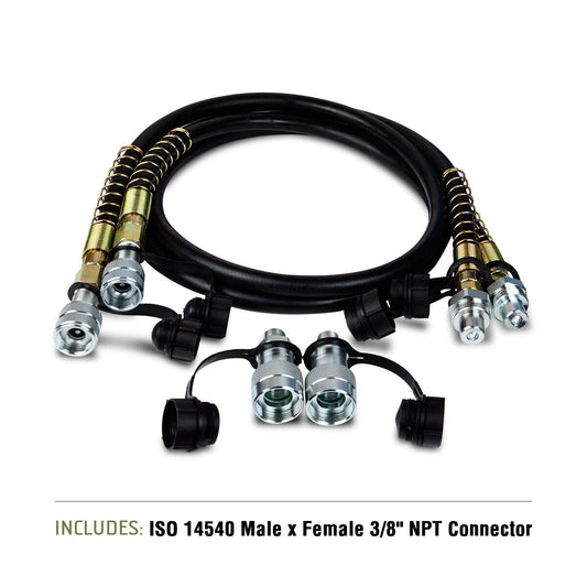 Bomba hidráulica eléctrica de 2 etapas, doble efecto, 110 V, 10 000 PSI, capacidad de 488 in³