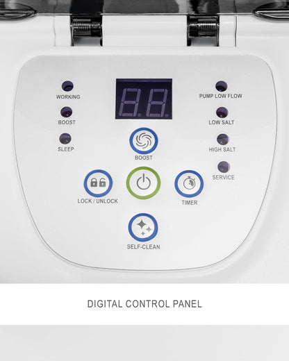 INTEX QS1200 Sistema de cloro de agua salada, para piscinas sobre el suelo, mantiene la claridad del agua, voltaje de 110 a 120, piscina de 15,000 galones