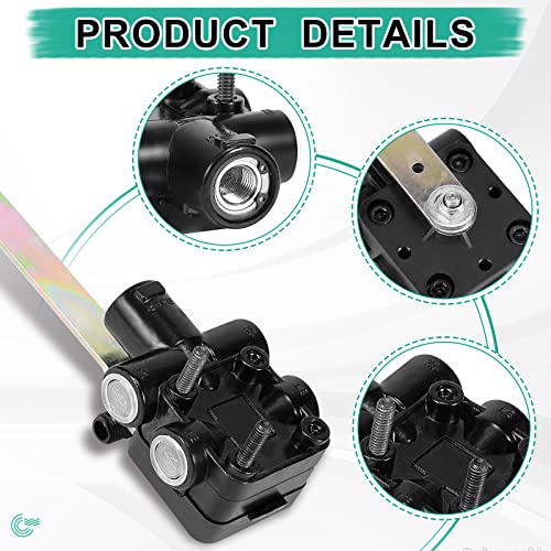 Válvula de control de nivelación de altura de aire compatible con Ford Freightliner Volvo Kenworth 1614318000 XC455A687AA 3188710 52341-Q135 (2 unidades)