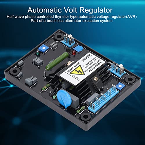 Placa de Módulo AVR de Repuesto SX460 para Generadores Stamford, 95‑132 V 190‑264 V CA, 90 V CC Máximo, Regulación Automática de Voltaje