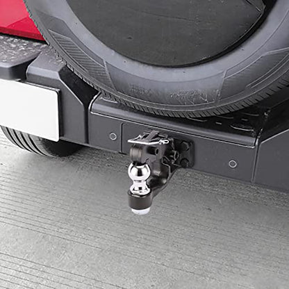 Gancho de perno de 10 toneladas para enganches de remolque, gancho receptor, bola de enganche de 2 pulgadas con kit de montaje, 7000 libras