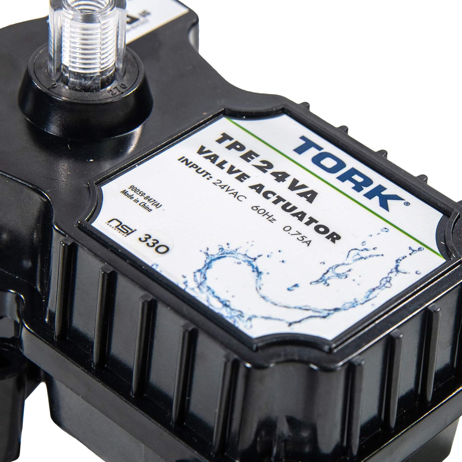 TORK TPE24VA - Actuador de válvula auténtico de 24 voltios, compatible con todos los sistemas de control de 24 VCA, para piscinas, spa, equipos solares, aprobado por UL para seguridad