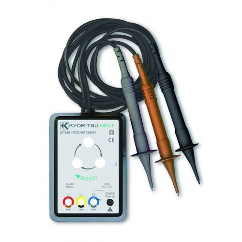 Medidor trifásico Kewtech KEW8031F con disco giratorio intuitivo fusionado