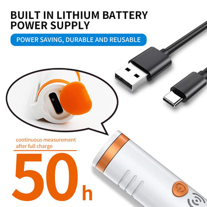 Geiger - Detector de radiación nuclear de contador, dosímetro personal CHNADKS actualizado, monitor de radiación portátil de rayos X gamma beta, funciona con pilas (0.08uSv - 50mSv)