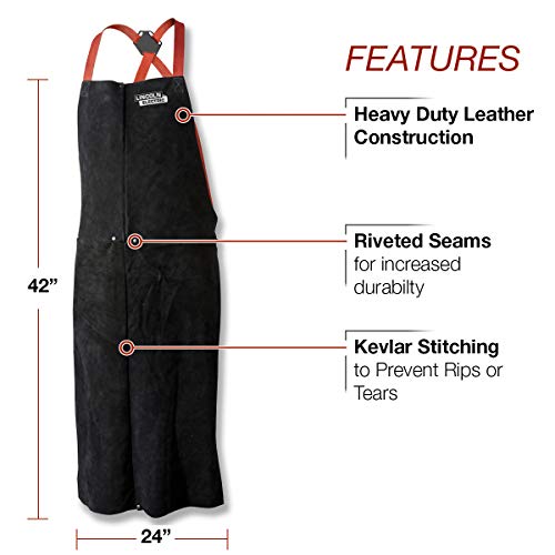 Lincoln Electric unisex-adult Leather Welding Apron