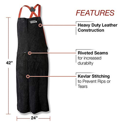Lincoln Electric unisex-adult Leather Welding Apron