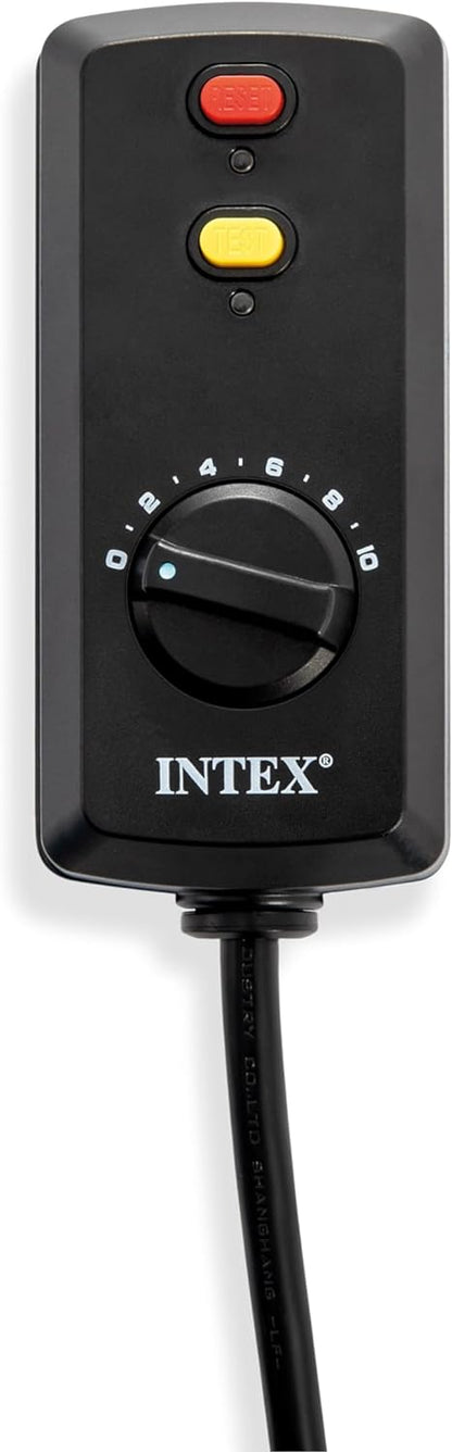 INTEX QS1200 Sistema de cloro de agua salada, para piscinas sobre el suelo, mantiene la claridad del agua, voltaje de 110 a 120, piscina de 15,000 galones