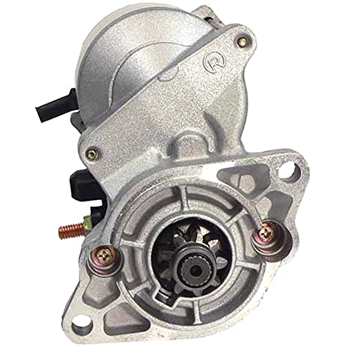 Motor de arranque compatible con/repuesto para funda Kubota 19269-63010 19269-63011 128000-0050, 410-52020