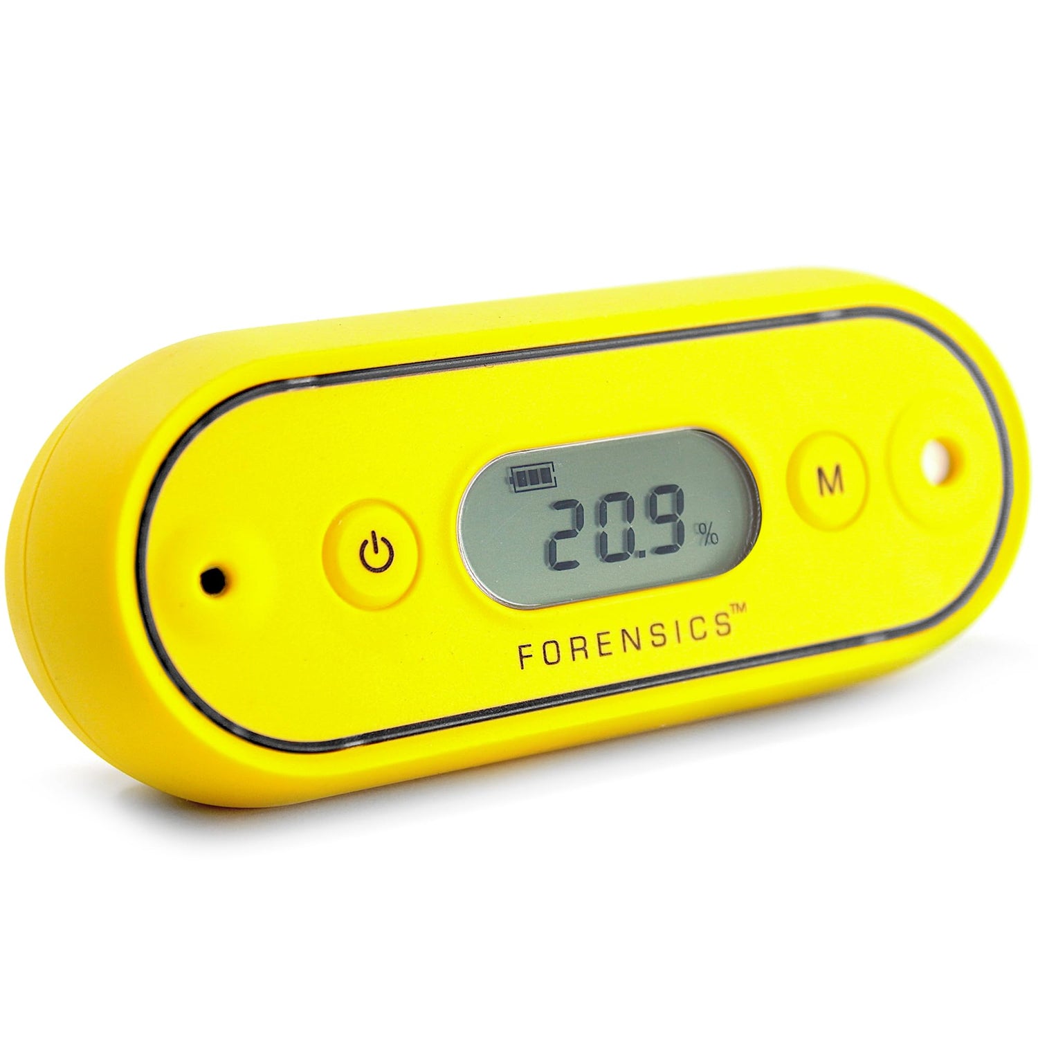 Oxygen Detector by Forensics | 2 Year Battery Life | 3 Year Sensor | USA NIST Calibration | Drop-Proof & Water-Proof | Rubber Soft-Touch | 0-30% O2 | FD-103-O2