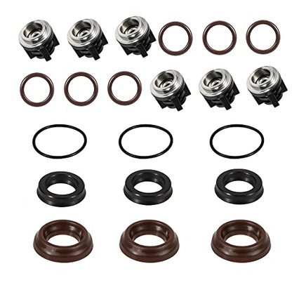 YMT AR1828 - Kit de presión de agua de repuesto para Annovi Reverberi 18 mm XR RK RKA RKV, nuevas válvulas + juntas tóricas