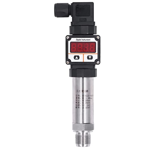 Sensor de presión digital, transmisor de presión, transductor de pantalla digital 0-1.6Mpa 0.5% FS, 4‑20mA, presión y vacío