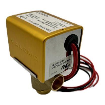 V3313-A1S Válvula de Zona Motorizada, 3-vías, 3/4" Sudor, Normalmente Cerrado, 24 VCA con Interruptor Final