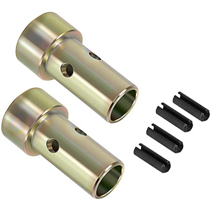 Juego de bujes adaptadores de enganche rápido para tractor de 3 puntos de categoría II, 2 pares