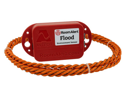 Room Alert Sensor de inundación con cable de inundación de 8 pies. Recibe notificaciones inmediatas de fugas de agua ‎RMA-F008-SEN