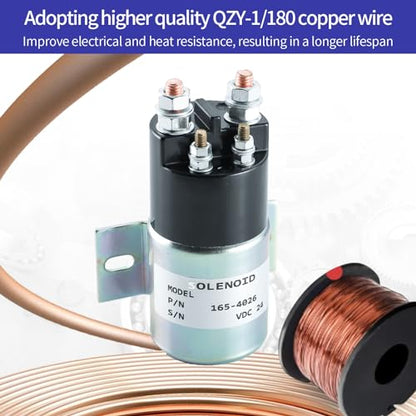 165-4026 Solenoide de apagado de combustible 1654026 3T-0376 3T0376 para excavadora Caterpillar 311B 312 312B 312C 312CL 315 315B camión 769C 769D 771C 771C 77D 77777 B 773D 12VDC