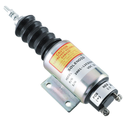 2001-12E2U1B1S1A - Solenoide de apagado de combustible SA-2606-A 3040174 FSS0065 2000-4505 para Woodward, Mitsubishi Mixer Camión, Snorkel Lift, UpRight Lift 12VDC
