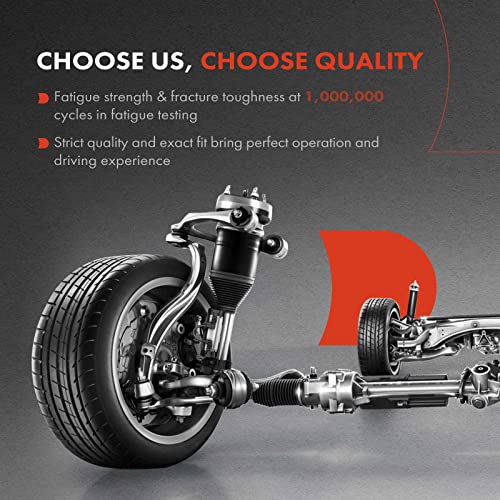 A-Premium Soporte de suspensión de aire compatible con Volkswagen Touareg Porsche Cayenne 2011 2012 2013 2014 2015 2016 2017 2018 delantero izquierdo lado del conductor