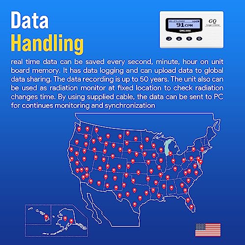 GQ GMC-320S - Detector digital de radiación nuclear, contador Geiger, dosímetro de radiación