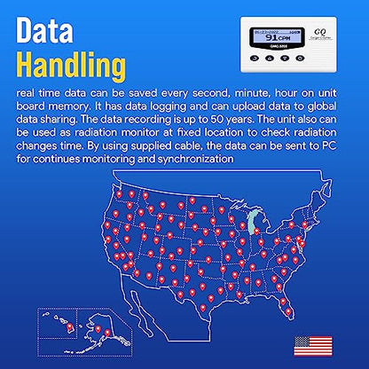 GQ GMC-320S - Detector digital de radiación nuclear, contador Geiger, dosímetro de radiación