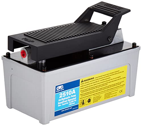 ‎OTC 2510A Bomba hidráulica, manguera de repuesto y acoplador., De tacón