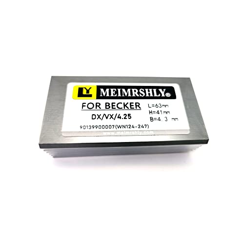 Paleta de carbono de 63-1.614-0.169 in 90139900007 WN124-247 para bomba Becker DX4.25 X4.25 VX4.25