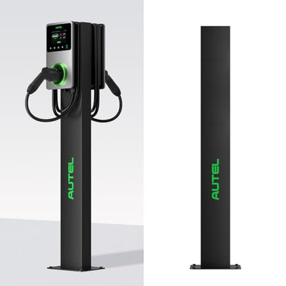 Autel Ev - Pedestal de conector de cargador, estaciones de carga eléctrica independientes para automóvil, resistencia a la corrosión, acero inoxidable 430, se adapta a todos los cargadores Autel Nivel