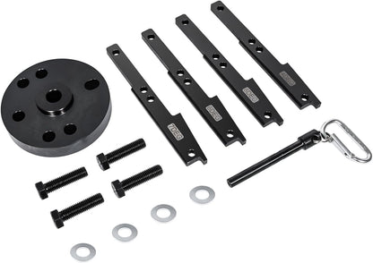 E-cowlboy 3163021 Kit de herramientas de sincronización de leva para todos los motores Cummins ISX QSX 2007-2017 con extractor de engranajes de leva, pasador de manivela y estuche de transporte,