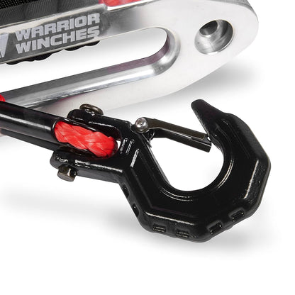 Warrior Winches Samurai 8,000 lbs 12v cabrestante eléctrico con cable de acero: perfecto para Jeep Wranglers, camiones, ATV y aventuras todoterreno. Controles inalámbricos