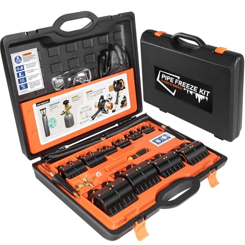 CST2 General Cold-Shot - Kit de reparación de congelación de tubería de agua con CO2 para tubería de agua con CO2, kit de reparación de congelación para acero y cobre, hierro fundido de aluminio de