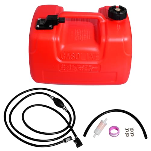 32-858104K08 Kit de manguera de combustible fuera de borda con tanque de combustible de 12 l/3 galones compatible con Yamaha Marine Johnson Mercury Outboard 4 hp-200 hp 5/16 pulgadas 10 pies con