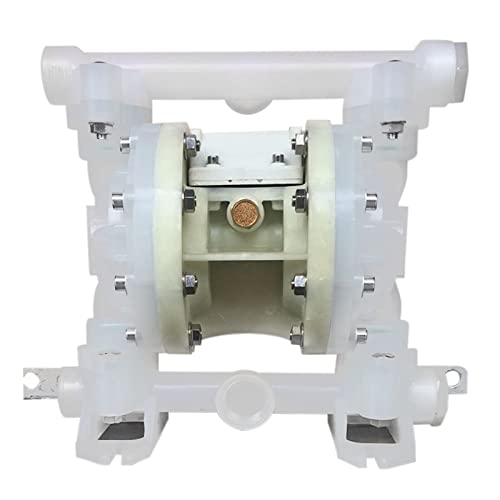 Bomba de diafragma de 3t/h de flujo de 0.23 pulgadas NPT de doble diafragma de 101 PSI de plásticos de ingeniería, bomba de transferencia neumática industrial, resistente a la corrosión QBY4-1599