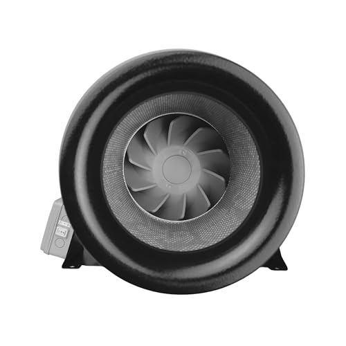 VENTS -US TT Silent M 315 Ventilador de conducto en línea para aplicación de alta presión estática de hasta 1050 CFM - Resistente a los rayos UV, carcasa de absorción de sonido, (diámetro de conducto
