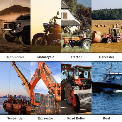 UTOOL - Pistola de engrase, 8000 PSI, kit de pistola de engrasar de alta resistencia con capacidad de 14 onzas, manguera flexible de resina de 18 pulgadas, 2 acopladores básicos, 2 tubos rígidos de