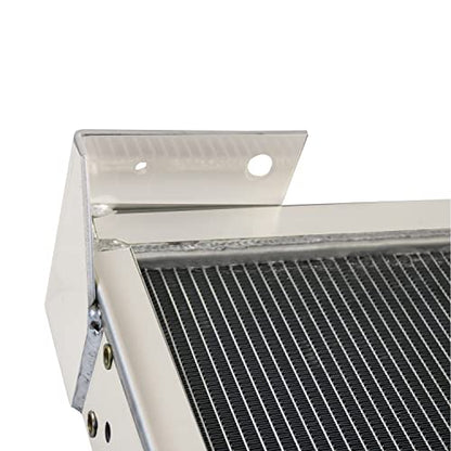 Radiador de tractor para John Deere AT146006 410D 410B 410C 415 510B C 515 610 510D, radiador de aluminio de 4 filas