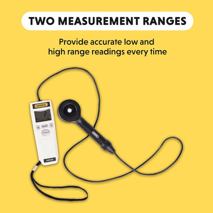 General Tools Medidor de luz ultravioleta UVC digital UV512C, 220 a 270 nM