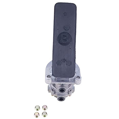 WQSING Válvula de freno de pie E6 con montaje de banda de rodadura 286171N 286171X compatible con Bendix KN22140 20QE3114R 170.286171E-6 Placa de montaje de válvula de circuito dual
