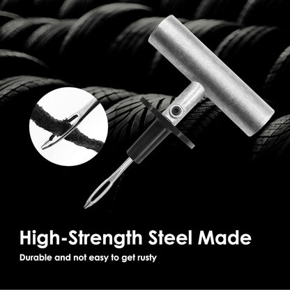 Handfly - Kit de reparación de neumáticos de alta resistencia, kit de 39 tapones de neumáticos para coche, motocicleta, camión, tractor, remolque, RV, ATV, ARB, SUV