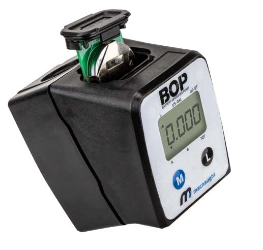 Macnaught Pistola dispensadora de aceite BOP Medidor digital en línea
