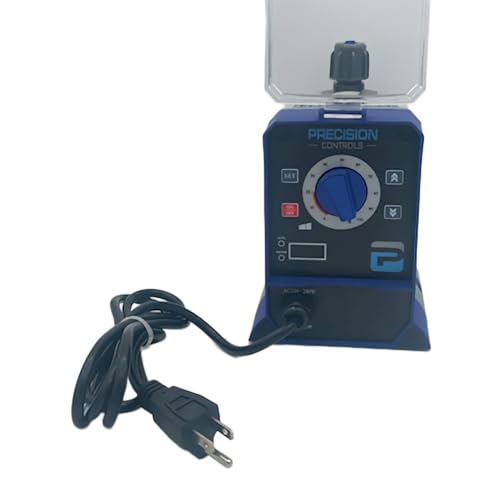 Generic Precision Controls - Bomba de agua química de cloro con medición de diafragma -19 GPD, (alta presión) 220 PSI - 115 voltios y 230 voltios compatible, PF20-P1-000