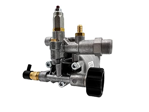 Annovi Reverberi RQV25G26D-EZ Bomba de repuesto de eje hueco de ¾ pulgadas. 2600 PSI, 2.5 GPM, 166 Bar, 3400 RPM, válvula de arranque fácil, válvula de alivio térmico, salida de detergente,