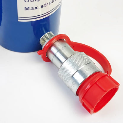 AZMCNC - Cilindro hidráulico de 20 toneladas de acción única de 4 pulgadas de carrera 20T cilindro hidráulico gato elevador Ram portátil de acción única cilindros de elevación con carrera de 100 mm