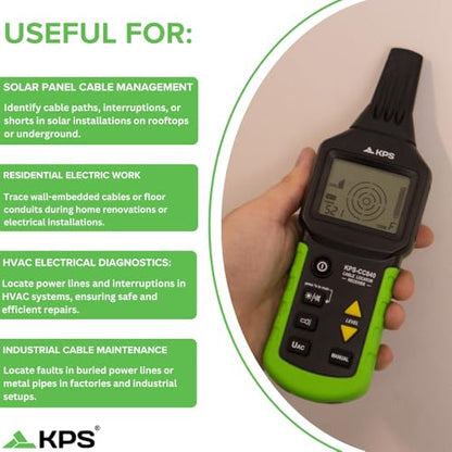 KPS -CC840 Advanced Wire Tracker - Herramienta de detección de cables y tuberías de precisión
