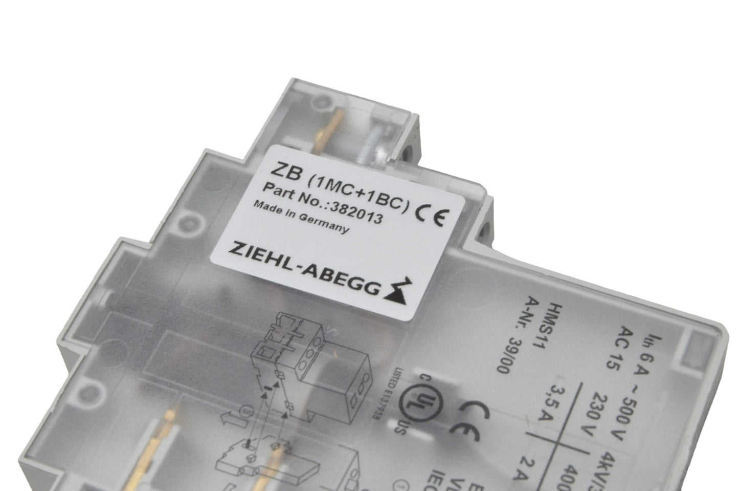 Contactor de alarma ZIEHL ABEGG 382013