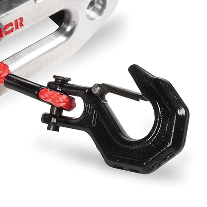 Warrior Winches Samurai 8,000 lbs 12v cabrestante eléctrico con cable de acero: perfecto para Jeep Wranglers, camiones, ATV y aventuras todoterreno. Controles inalámbricos